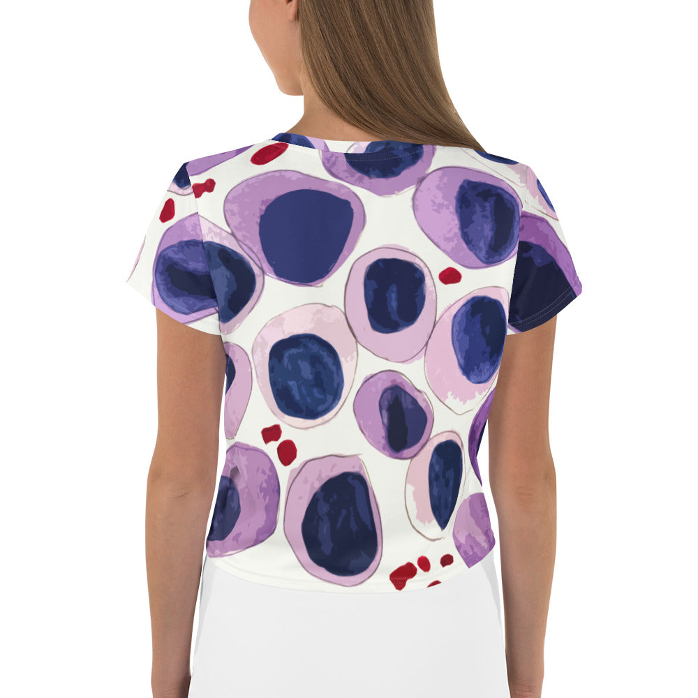 Blood cells Crop Tee