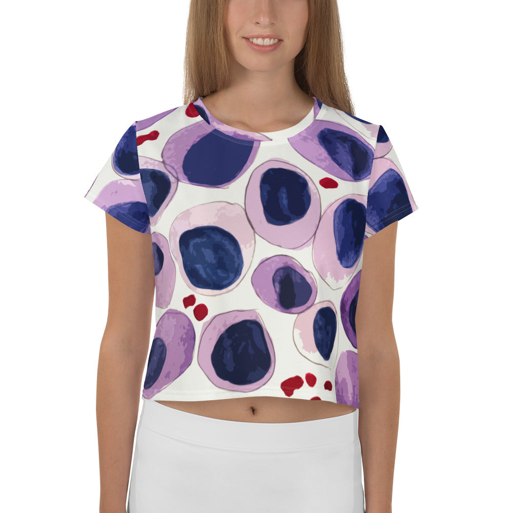 Blood cells Crop Tee