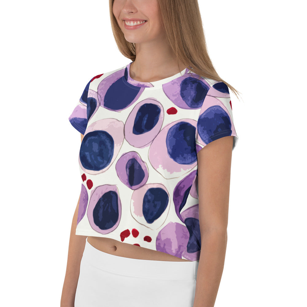 Blood cells Crop Tee
