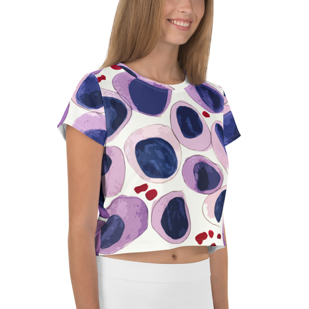 Blood cells Crop Tee