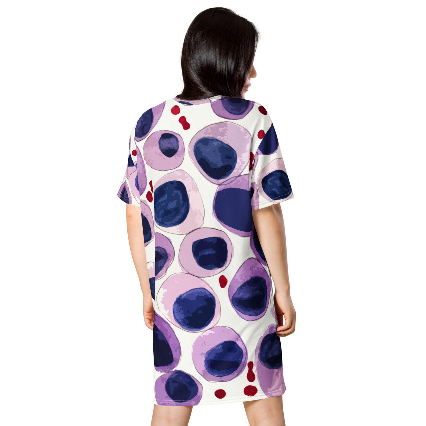 Blood cells T-shirt dress