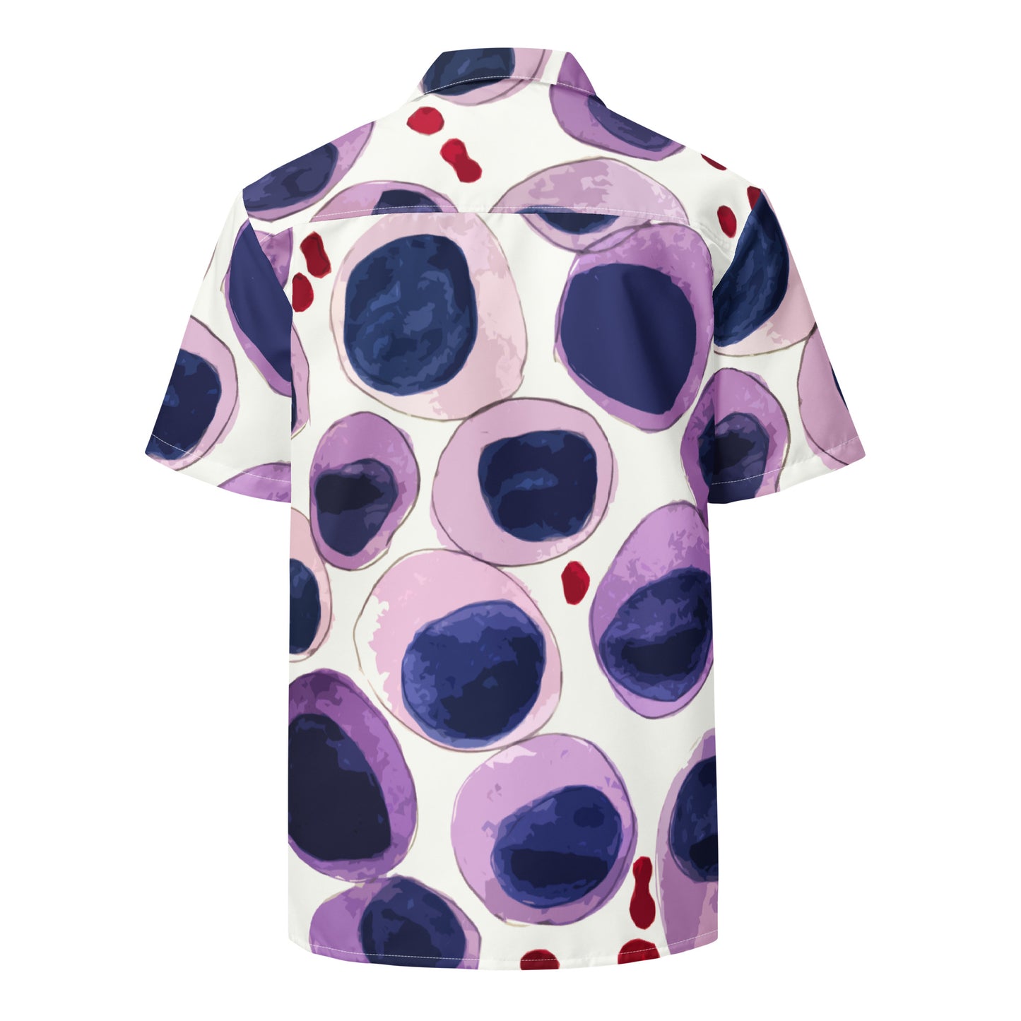 Blood cells Unisex button shirt