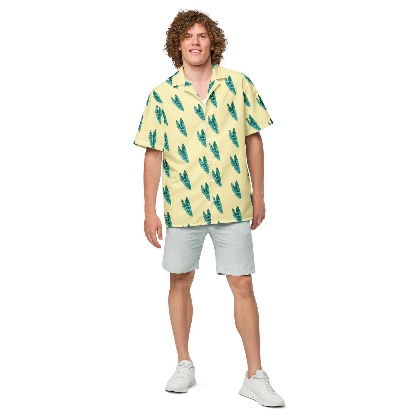 Alocasia Unisex button shirt