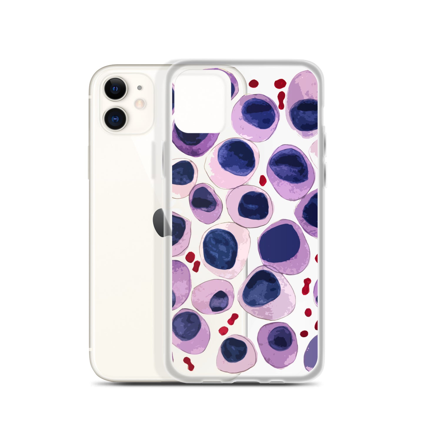 Blood cells Clear Case for iPhone®