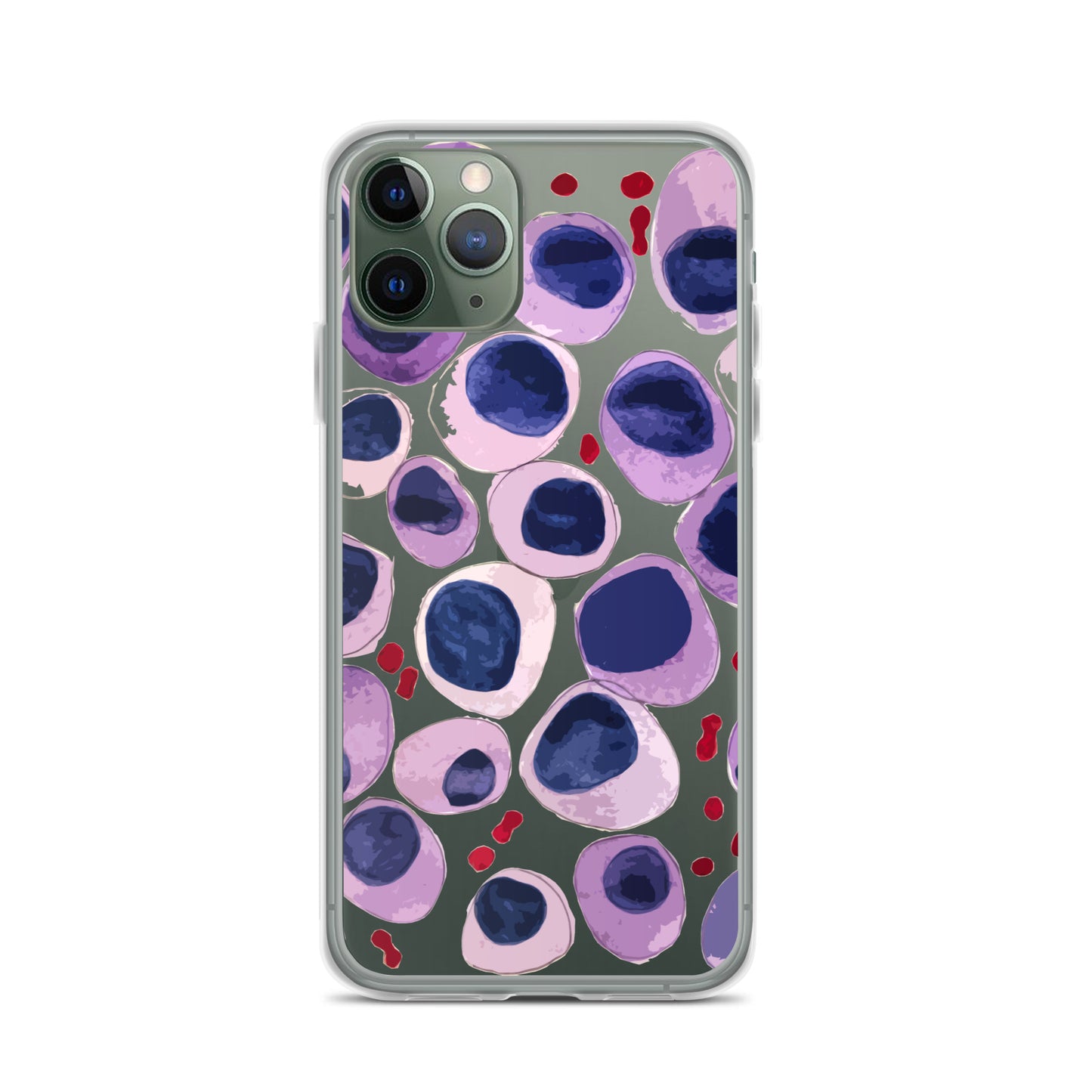 Blood cells Clear Case for iPhone®