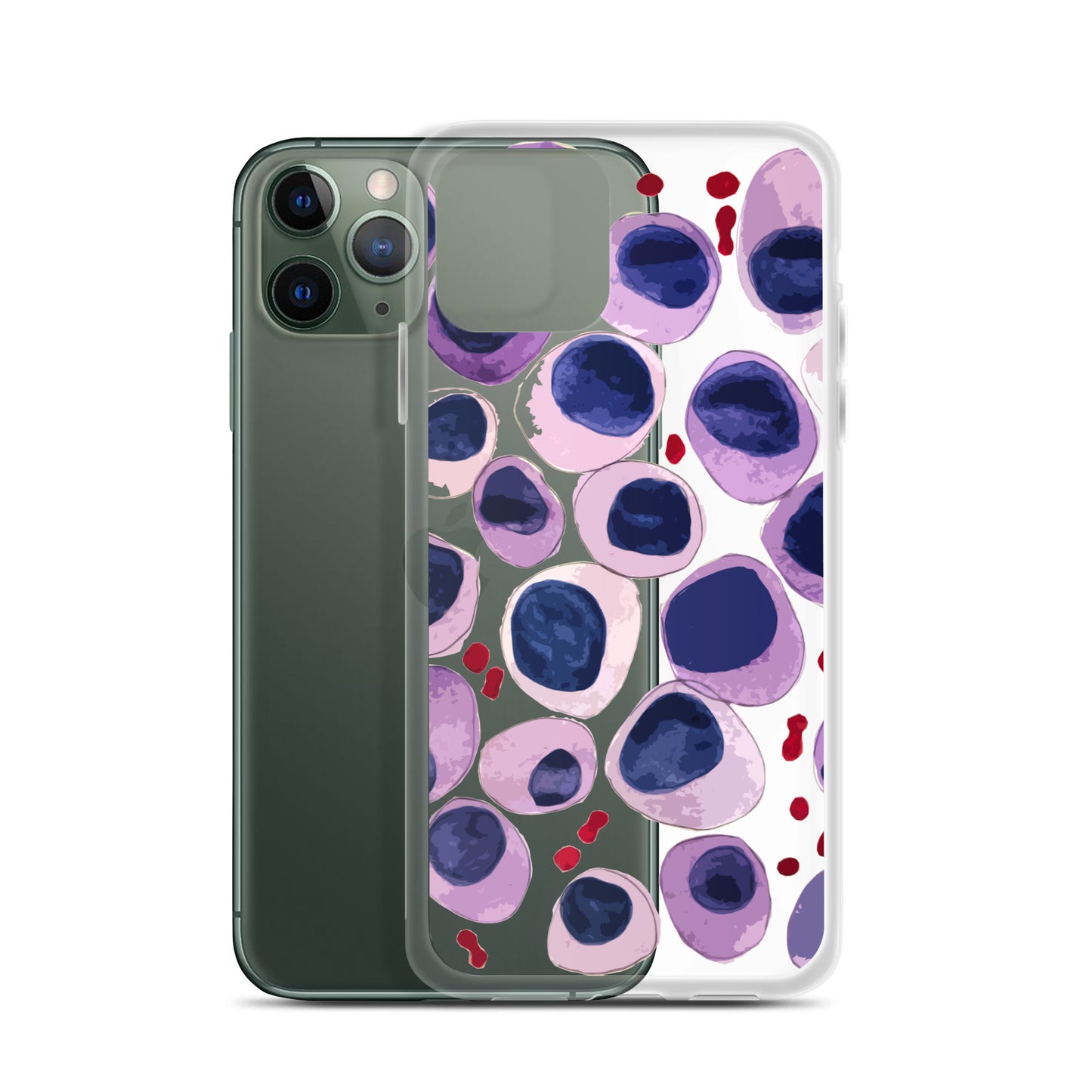 Blood cells Clear Case for iPhone®