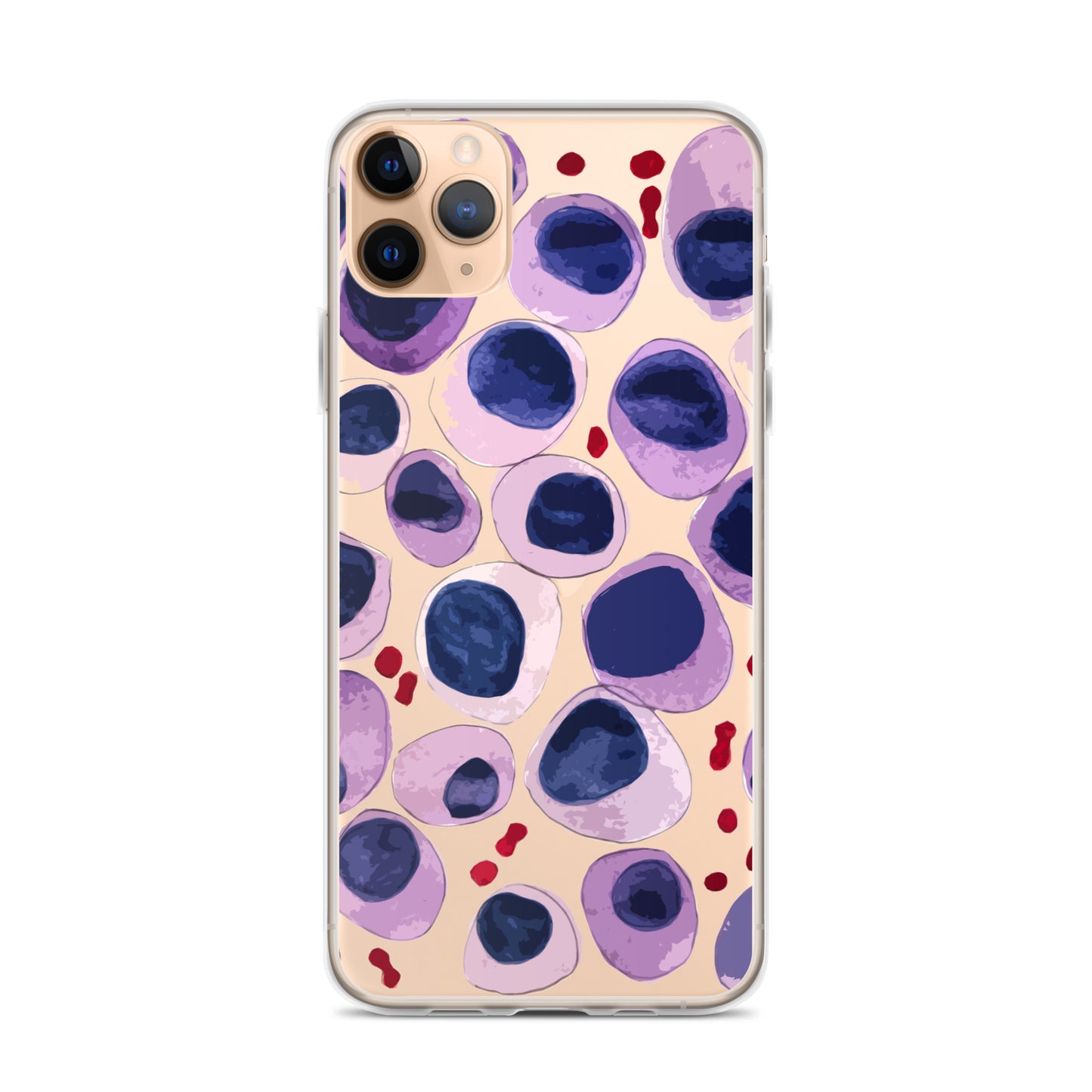 Blood cells Clear Case for iPhone®