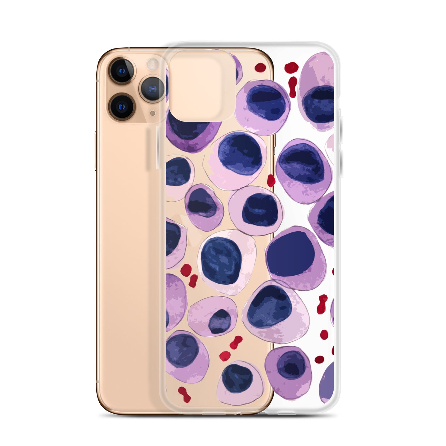 Blood cells Clear Case for iPhone®