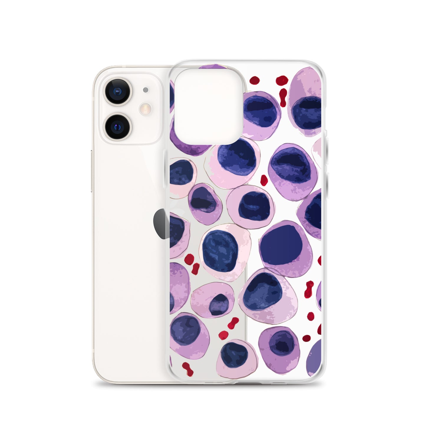 Blood cells Clear Case for iPhone®