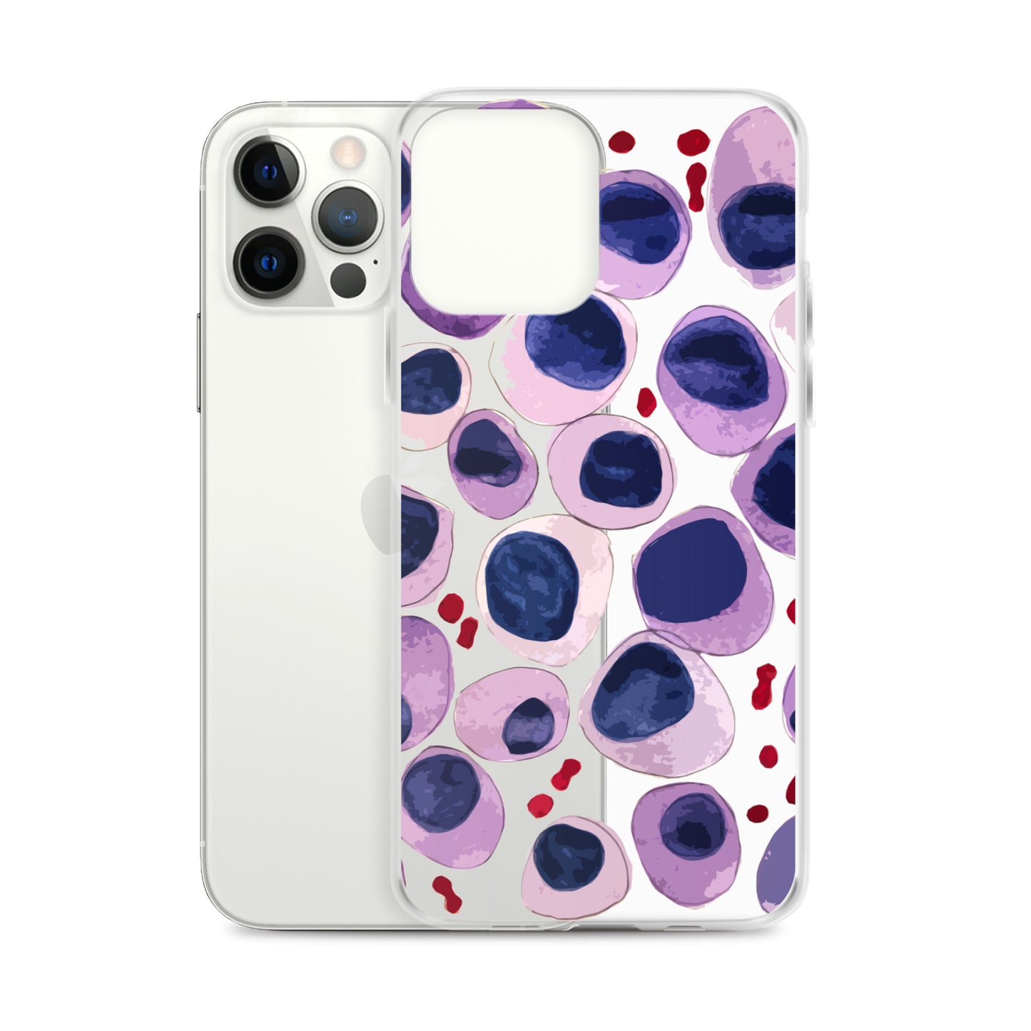 Blood cells Clear Case for iPhone®