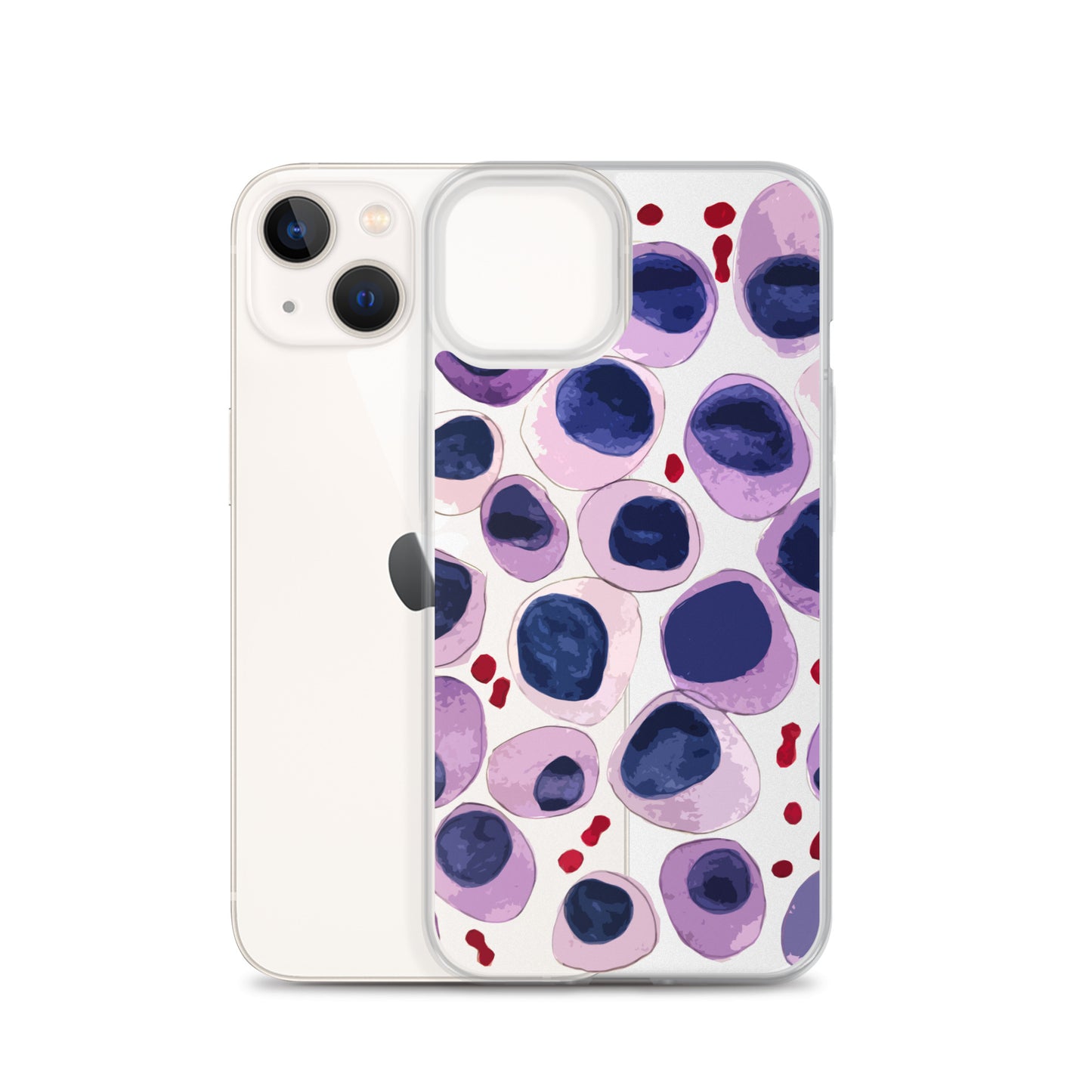 Blood cells Clear Case for iPhone®
