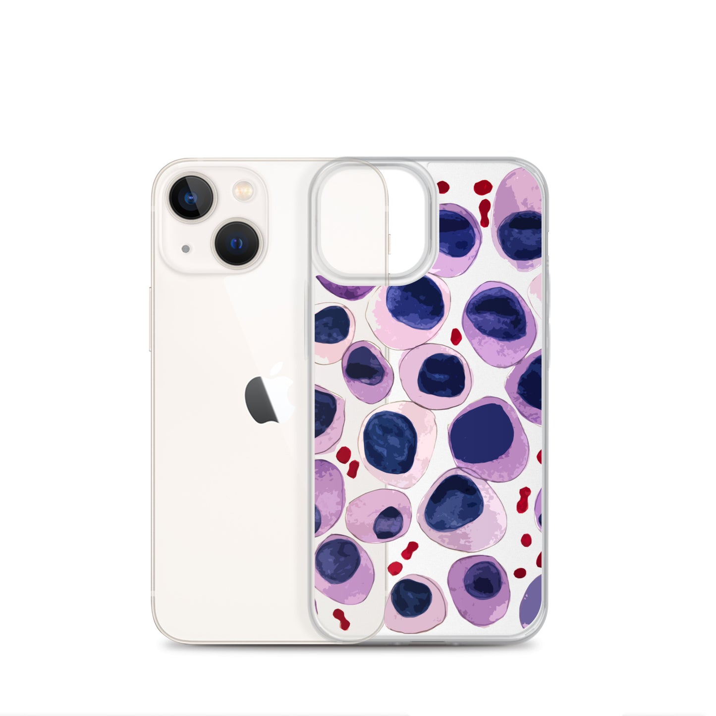 Blood cells Clear Case for iPhone®