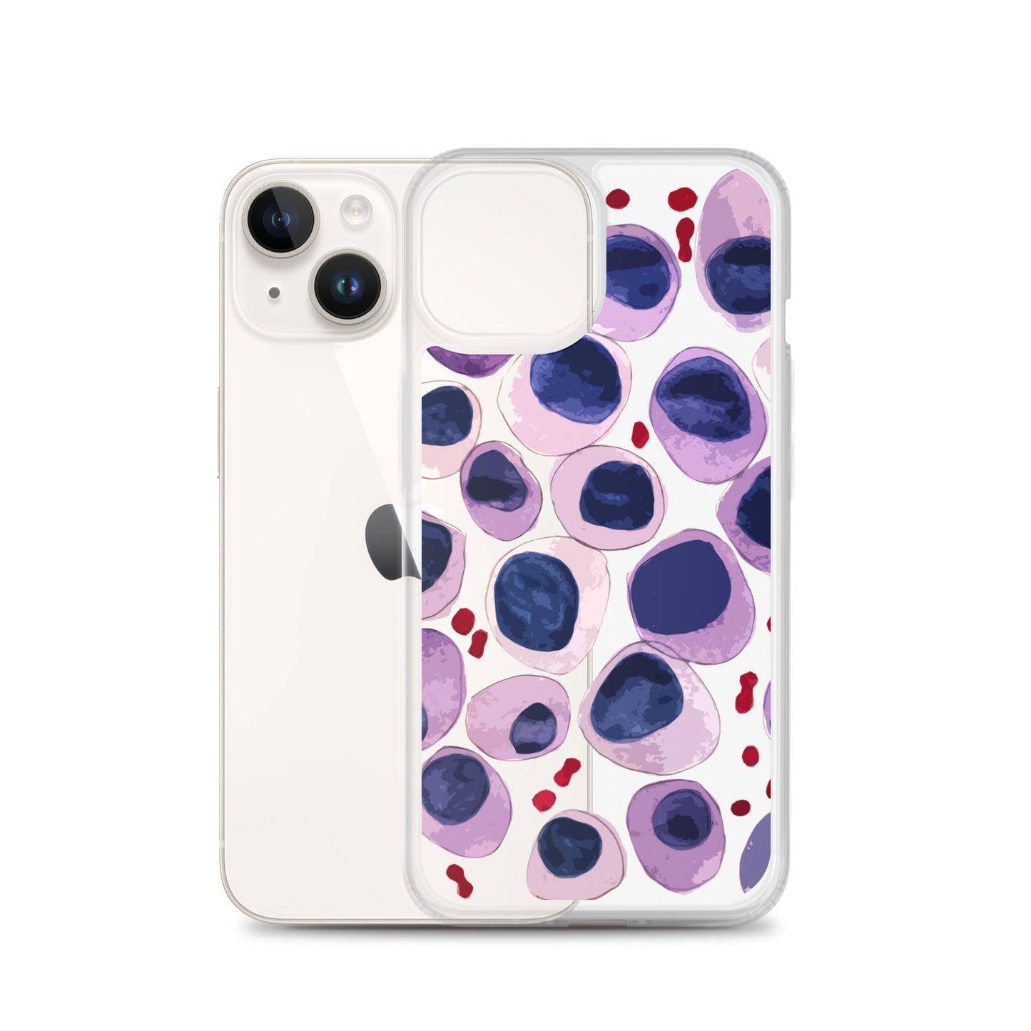 Blood cells Clear Case for iPhone®