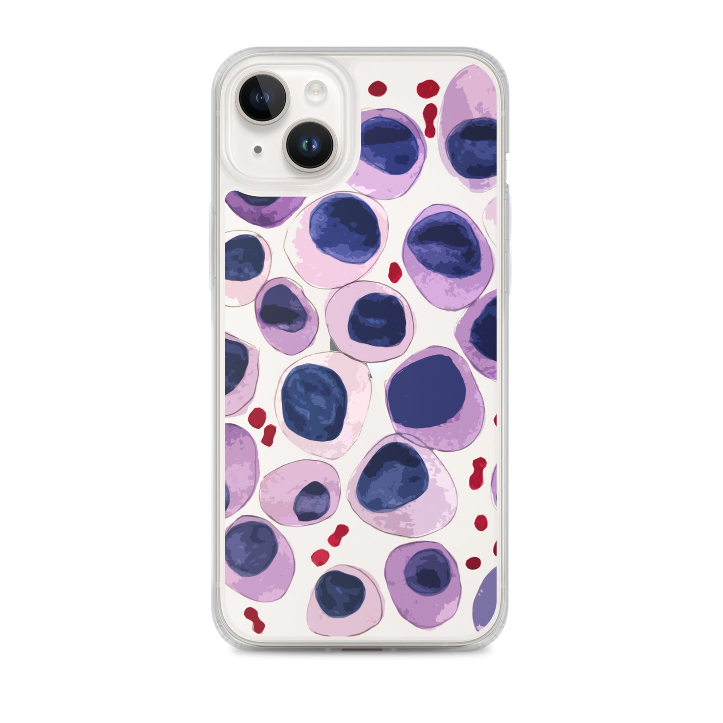 Blood cells Clear Case for iPhone®