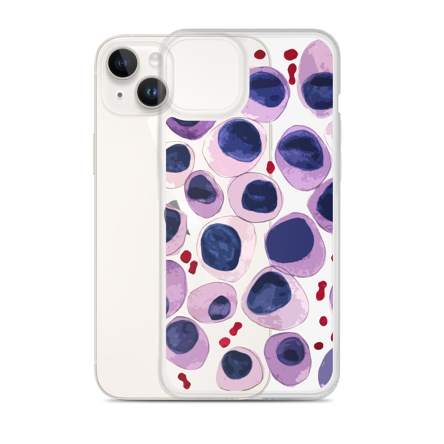 Blood cells Clear Case for iPhone®