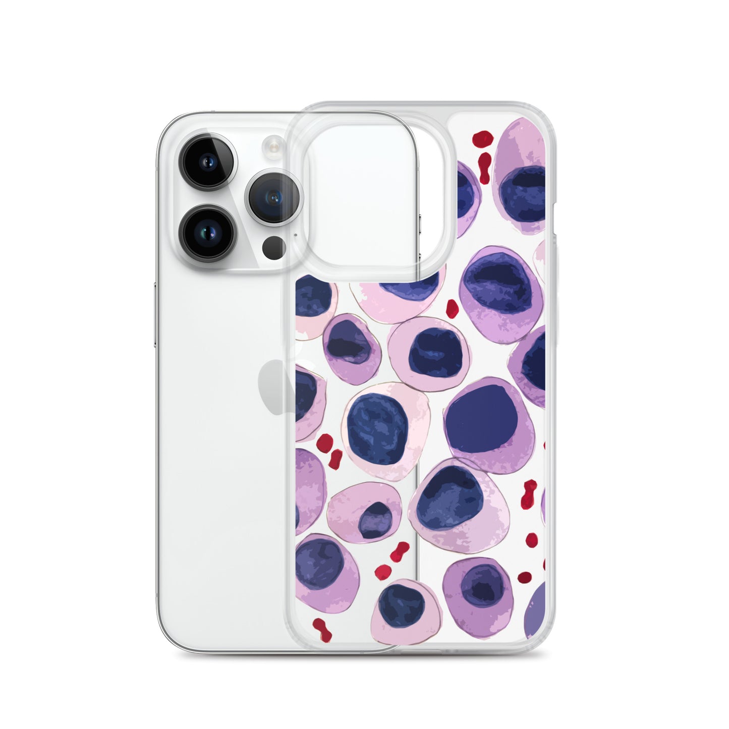 Blood cells Clear Case for iPhone®