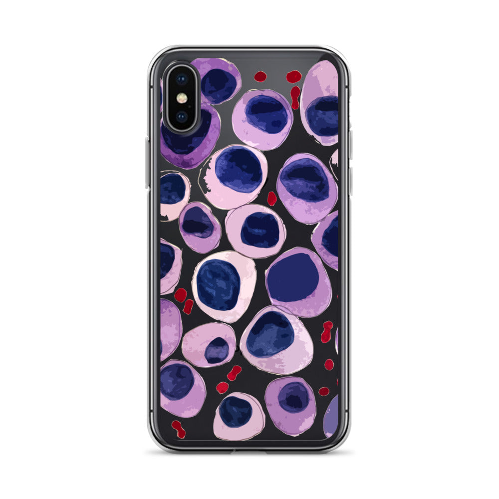 Blood cells Clear Case for iPhone®