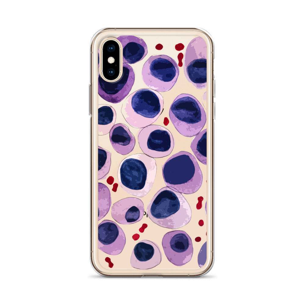 Blood cells Clear Case for iPhone®