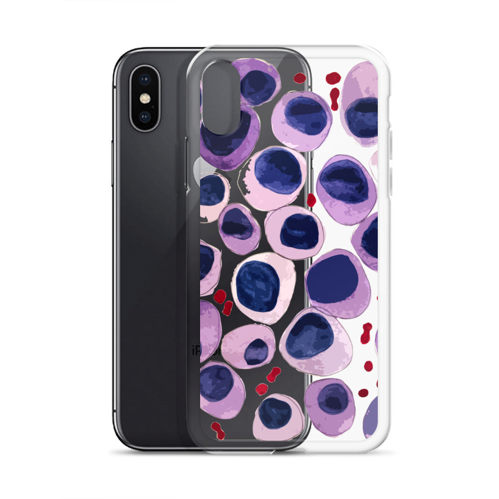 Blood cells Clear Case for iPhone®