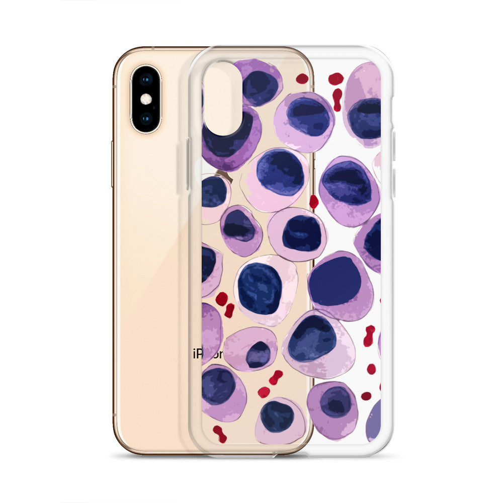 Blood cells Clear Case for iPhone®