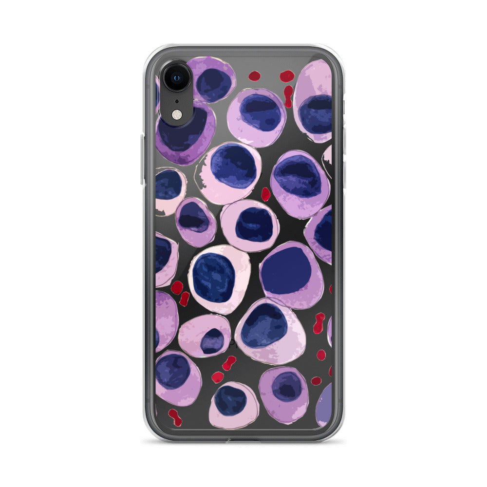 Blood cells Clear Case for iPhone®