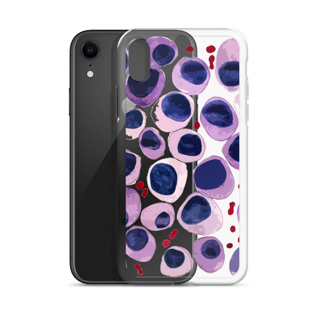 Blood cells Clear Case for iPhone®