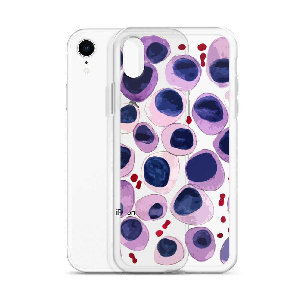 Blood cells Clear Case for iPhone®