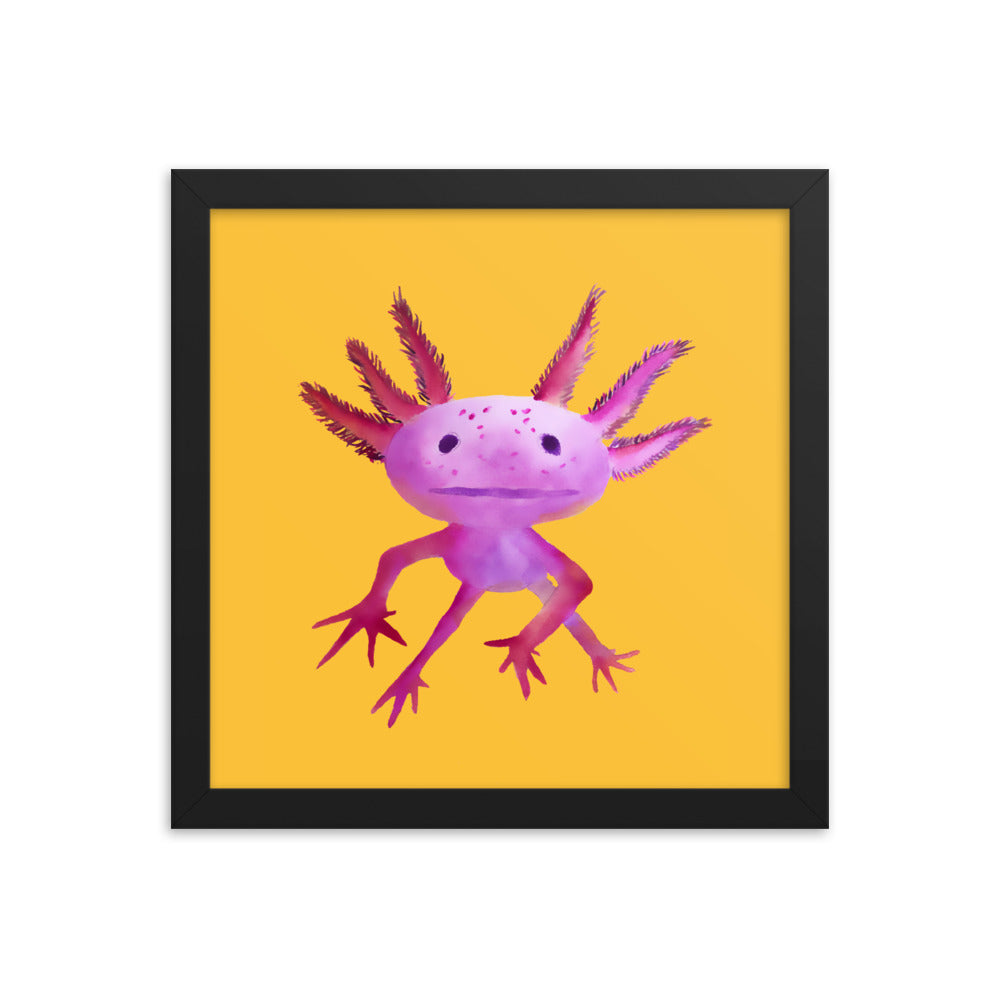 Axolotl Framed poster