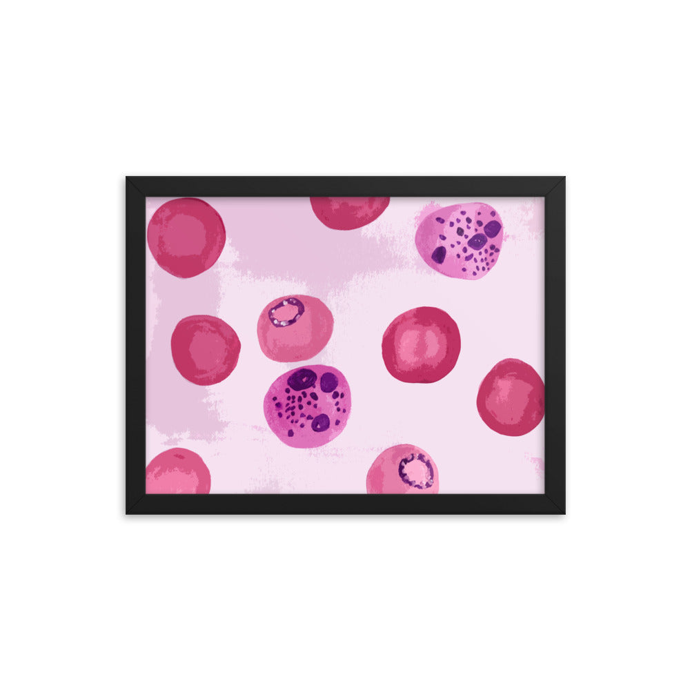 Plasmodium Framed poster
