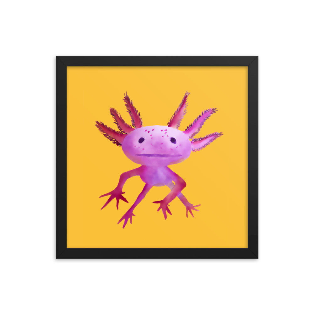 Axolotl Framed poster
