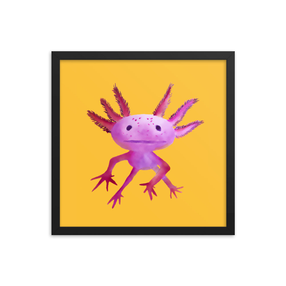 Axolotl Framed poster