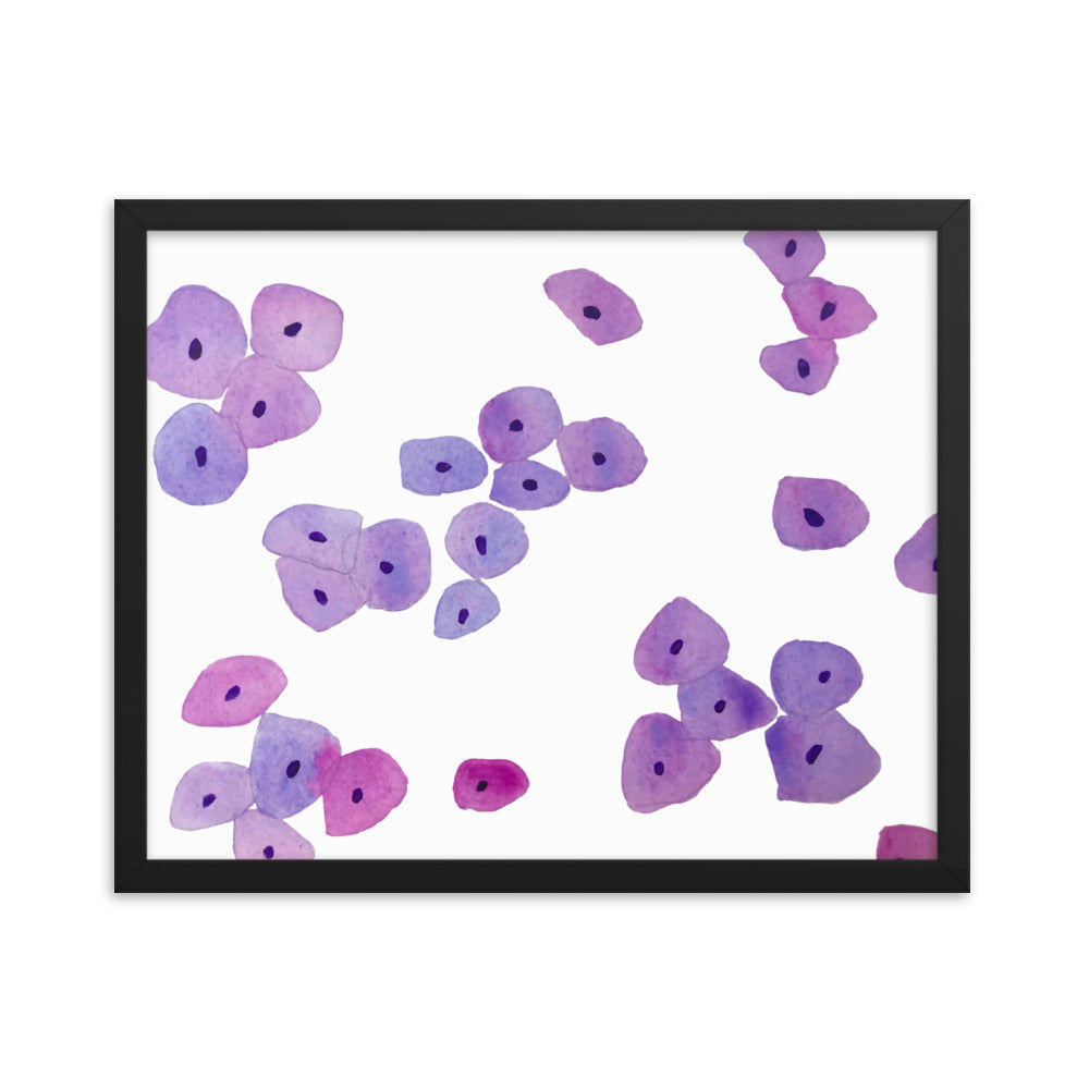 Epithelium Framed poster