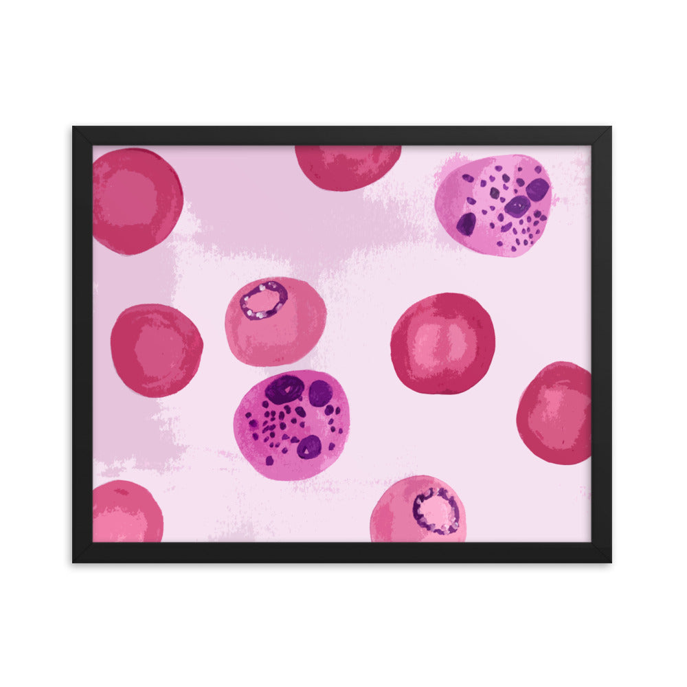 Plasmodium Framed poster