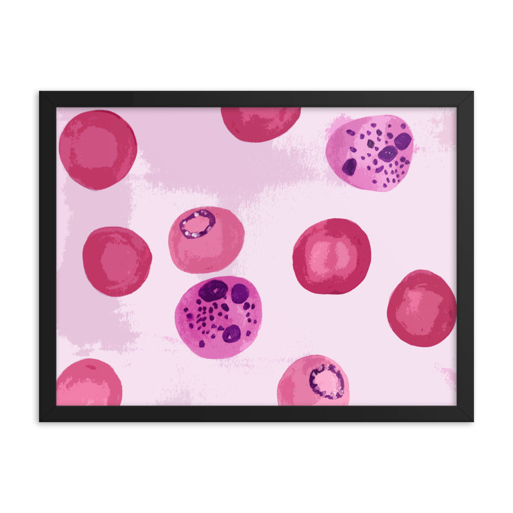 Plasmodium Framed poster
