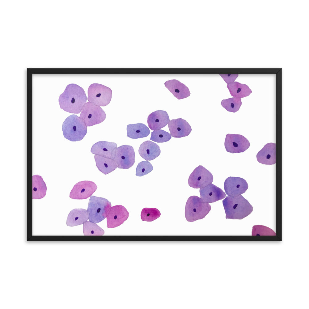 Epithelium Framed poster