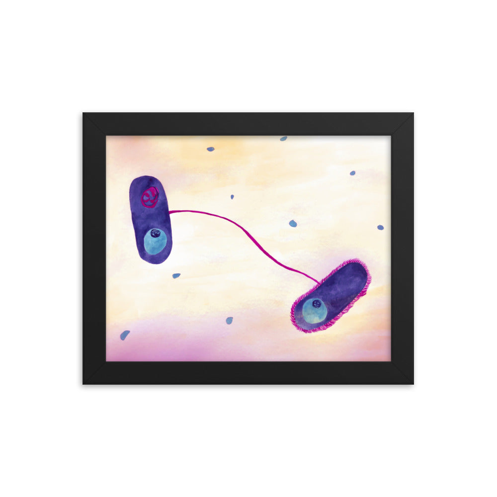 E. coli Framed poster