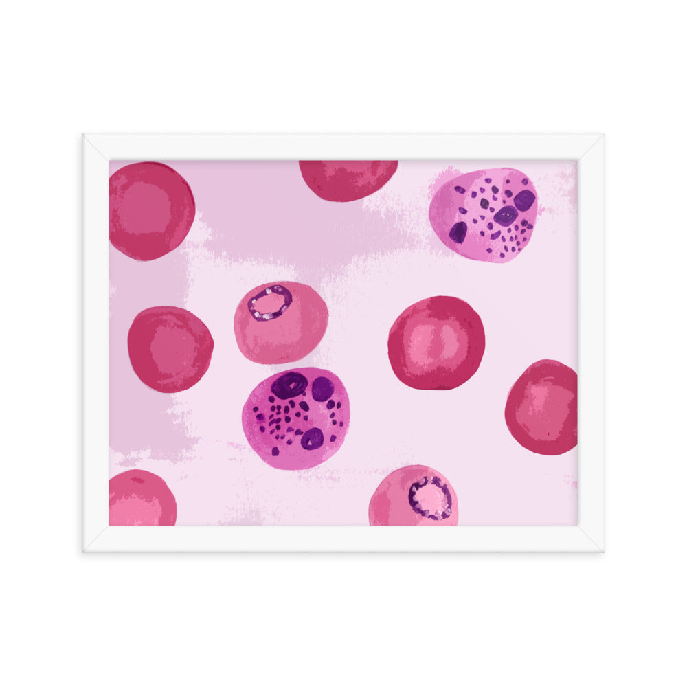 Plasmodium Framed poster