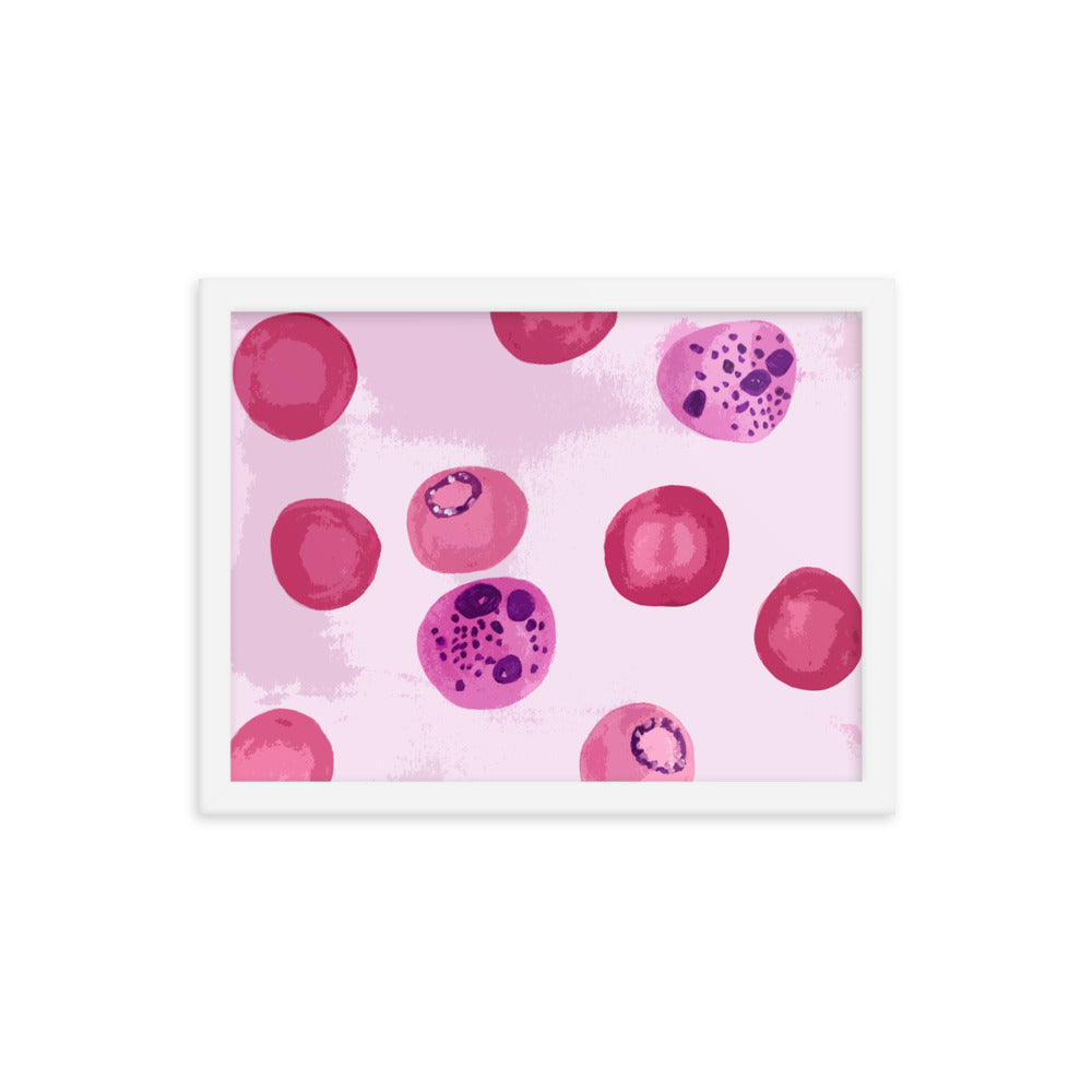 Plasmodium Framed poster