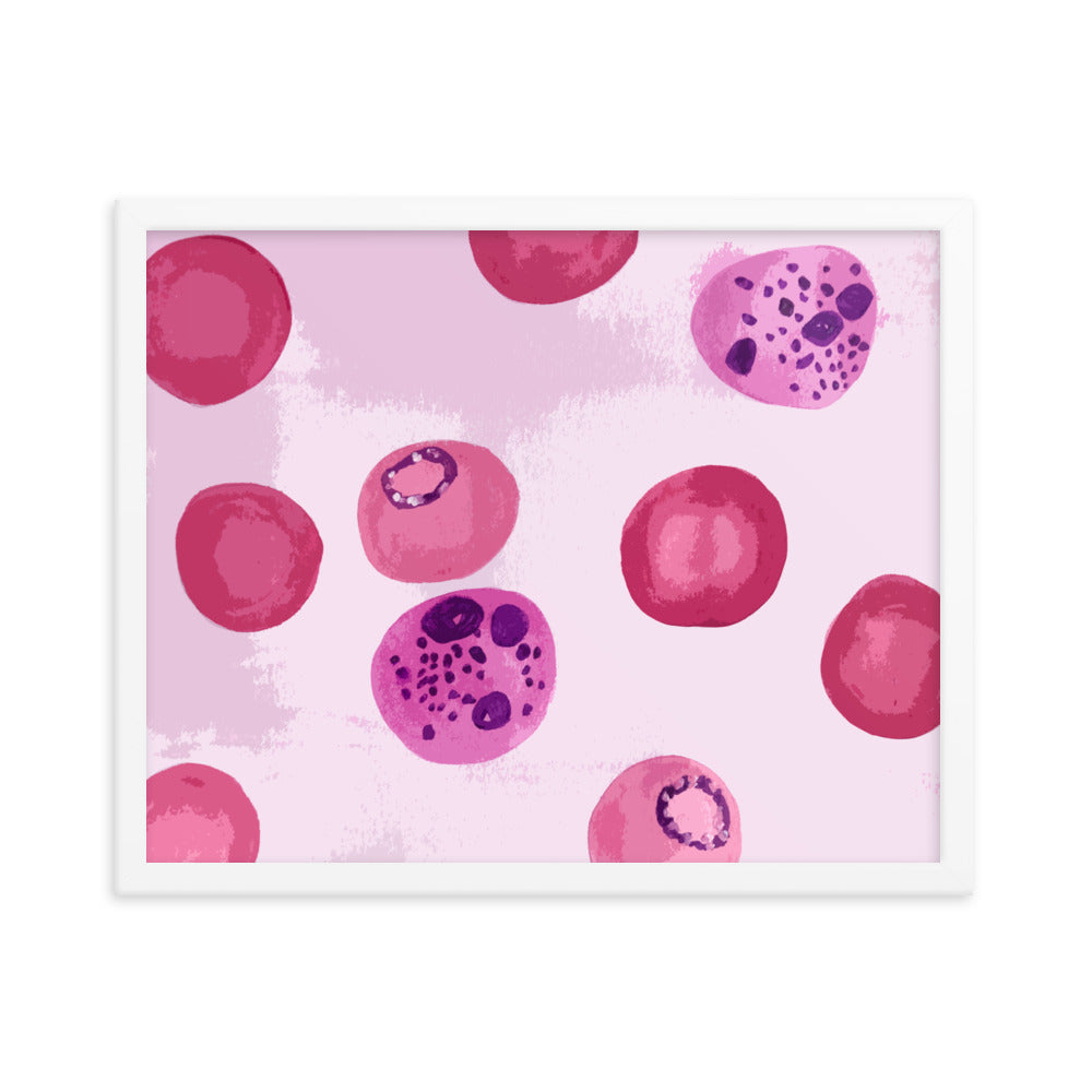 Plasmodium Framed poster