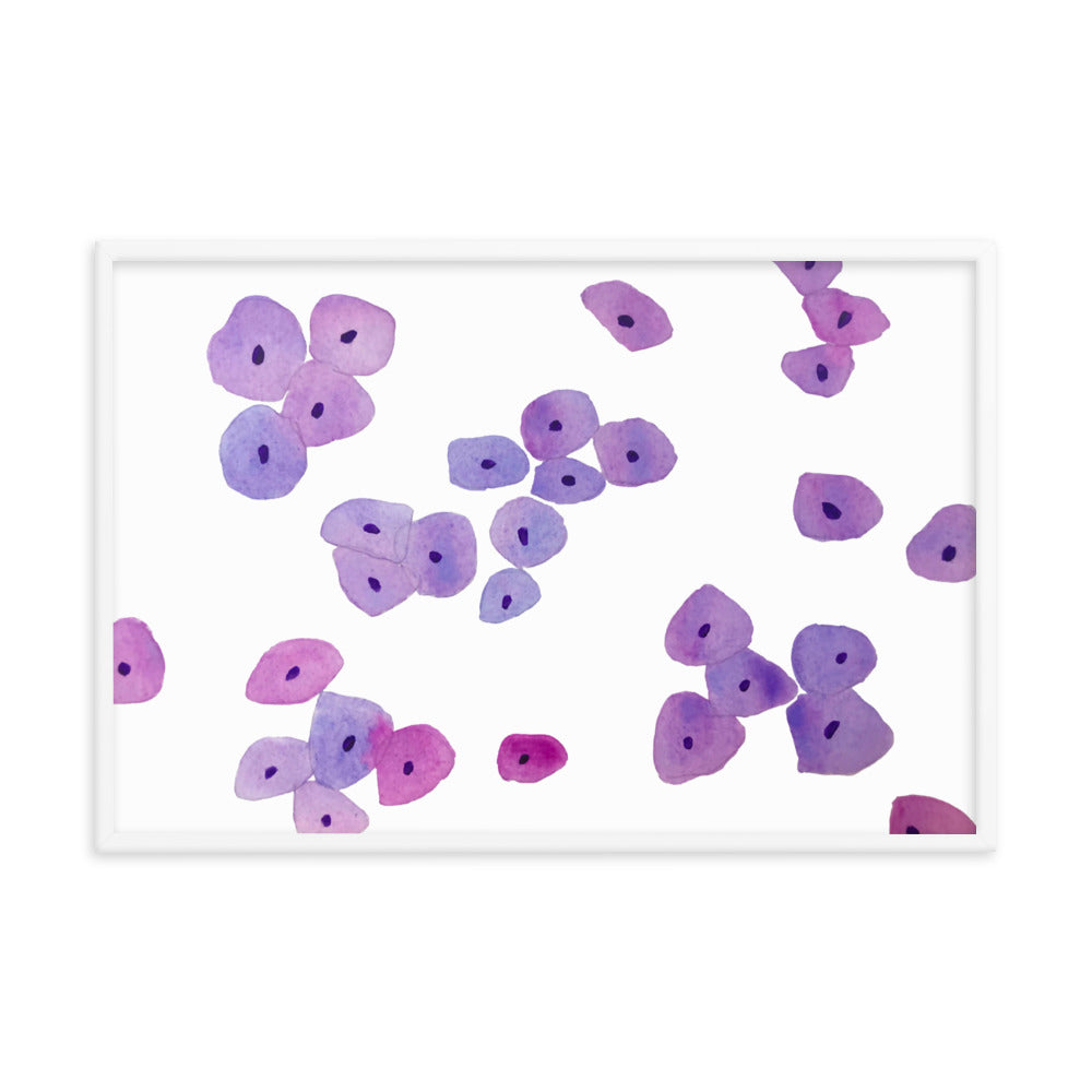Epithelium Framed poster