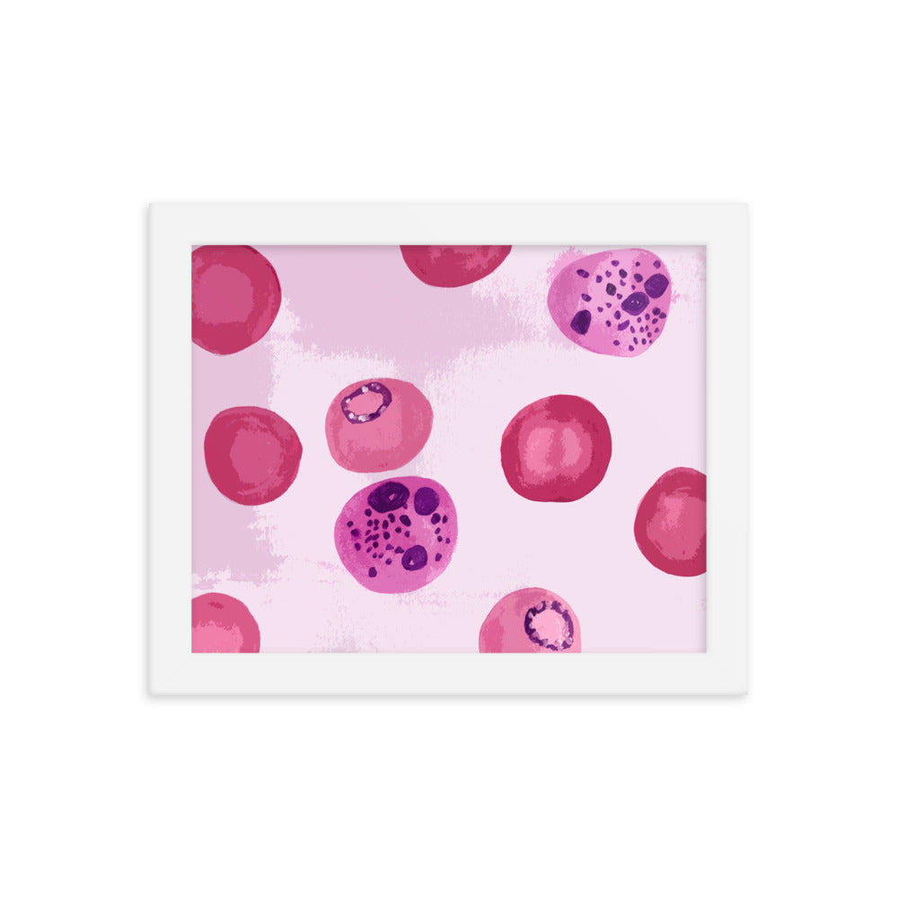 Plasmodium Framed poster