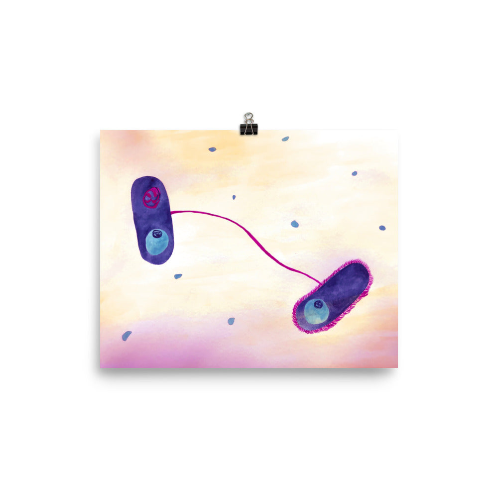E. coli in love Poster