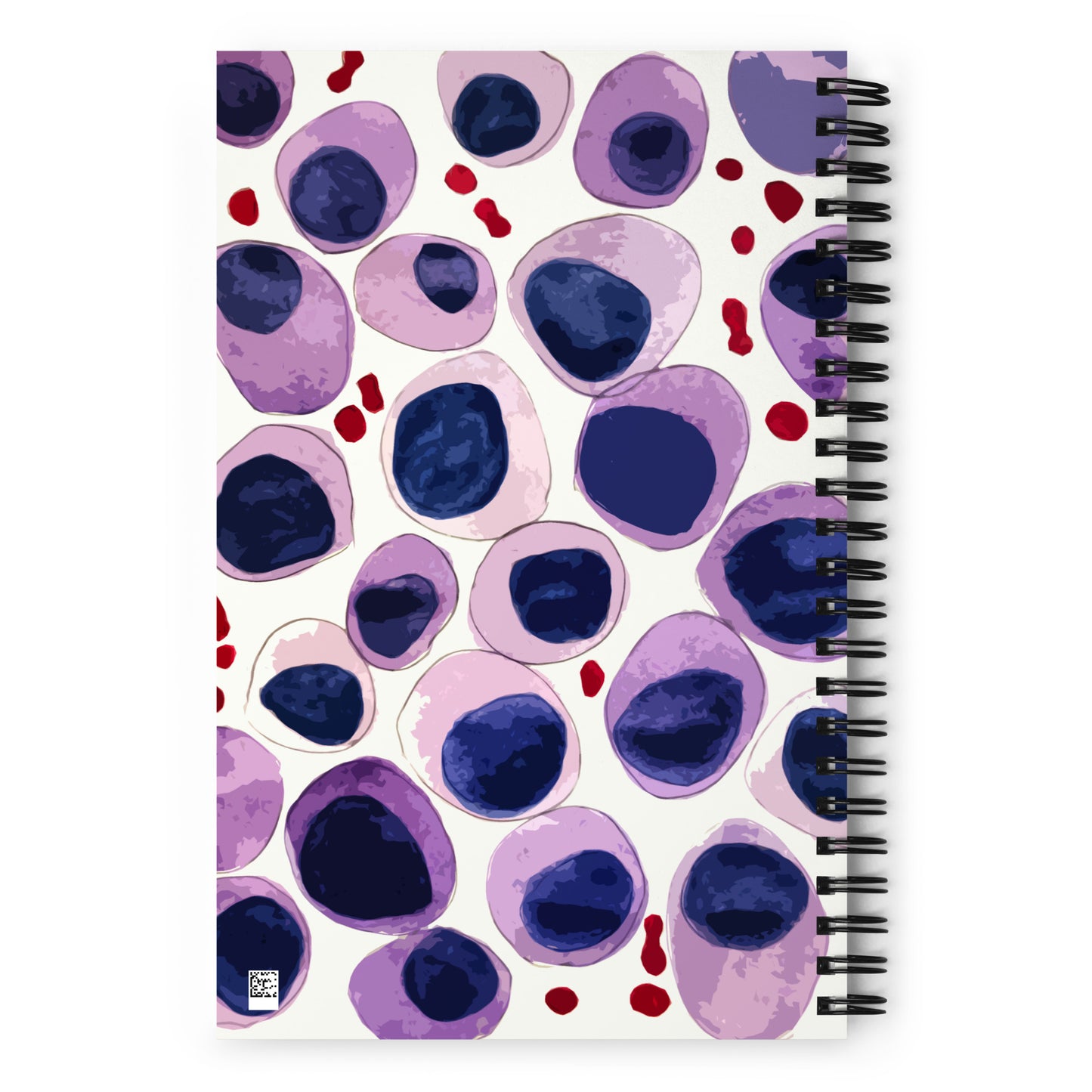 Blood cells Spiral notebook