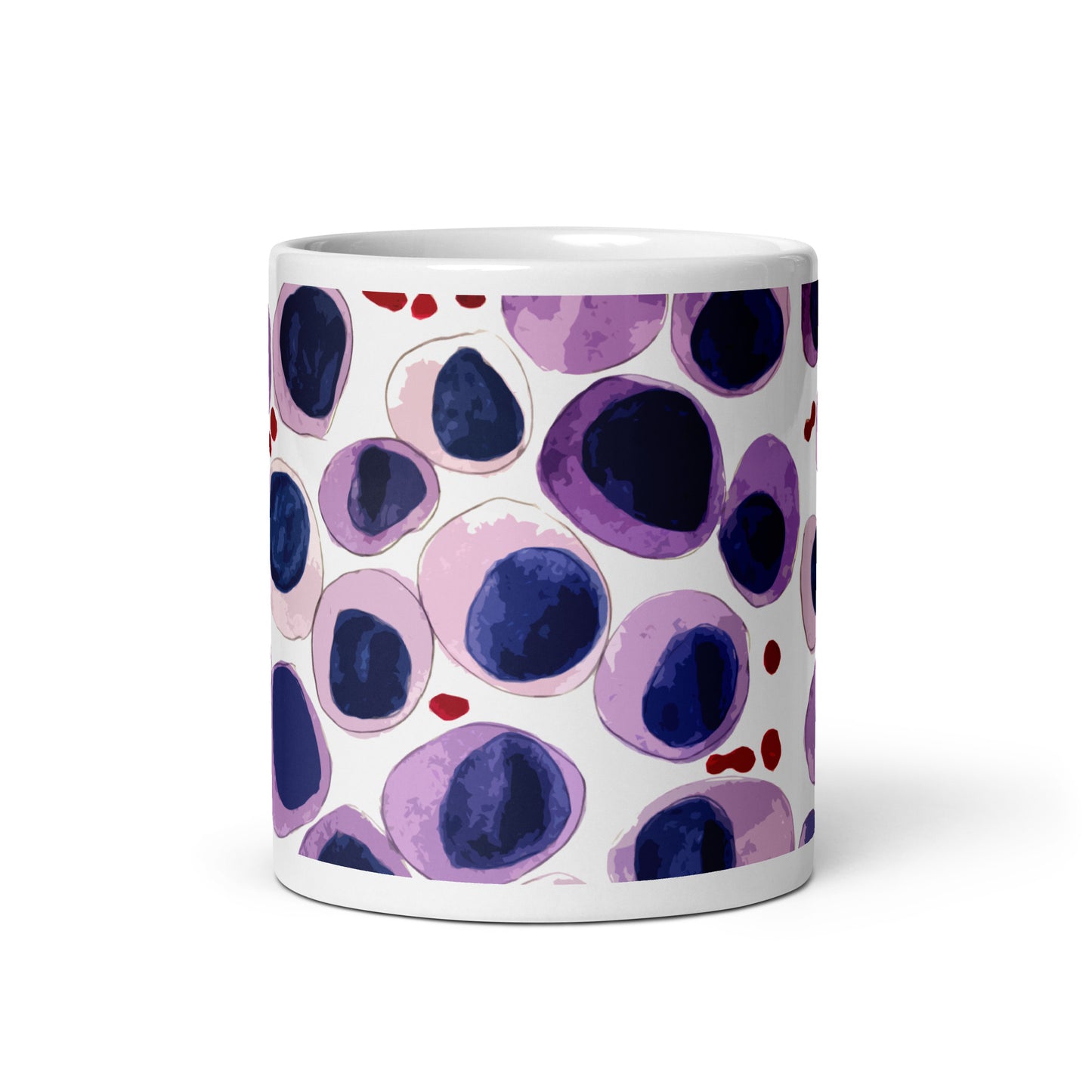 Blood cells glossy mug