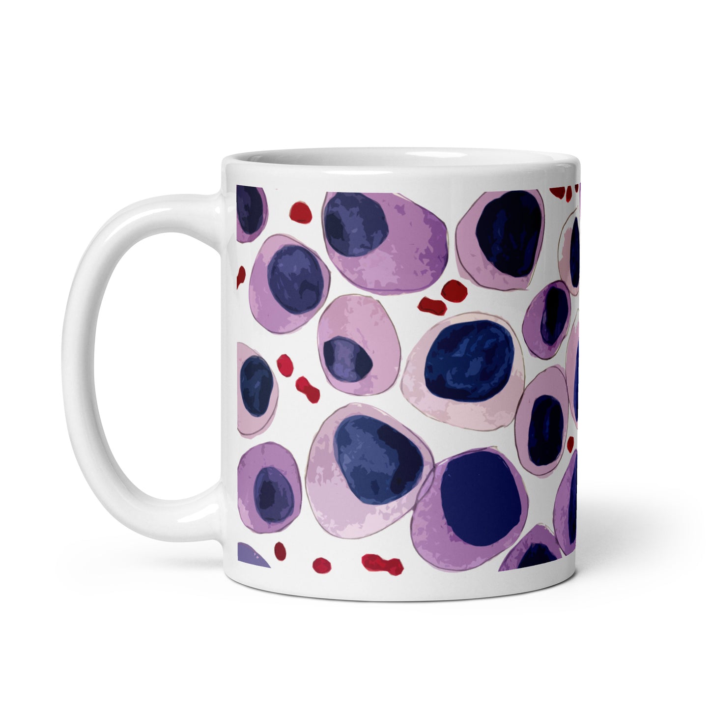 Blood cells glossy mug