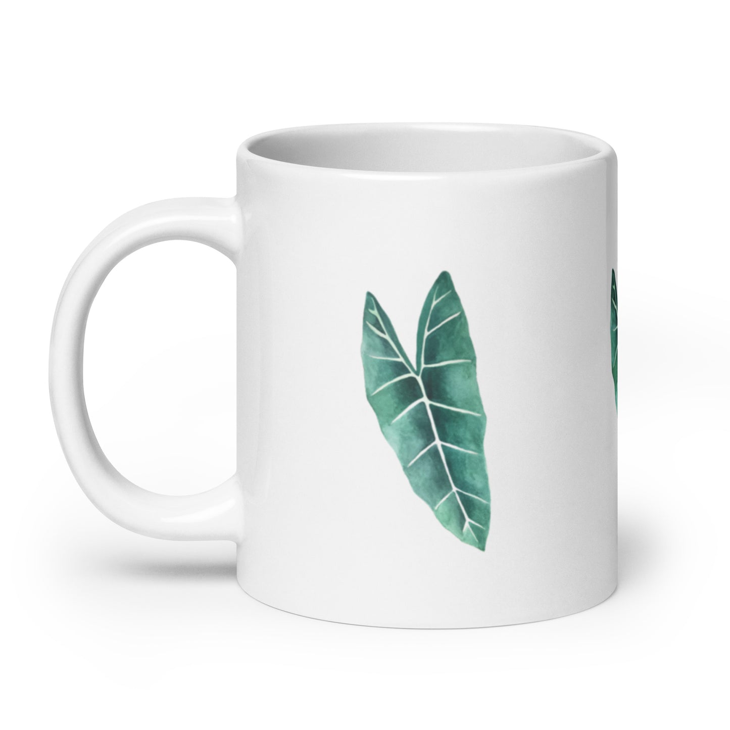 Alocasia glossy mug