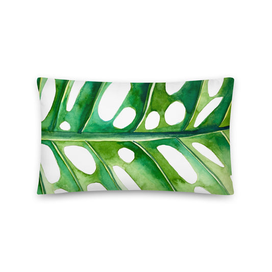 Monstera Pillow