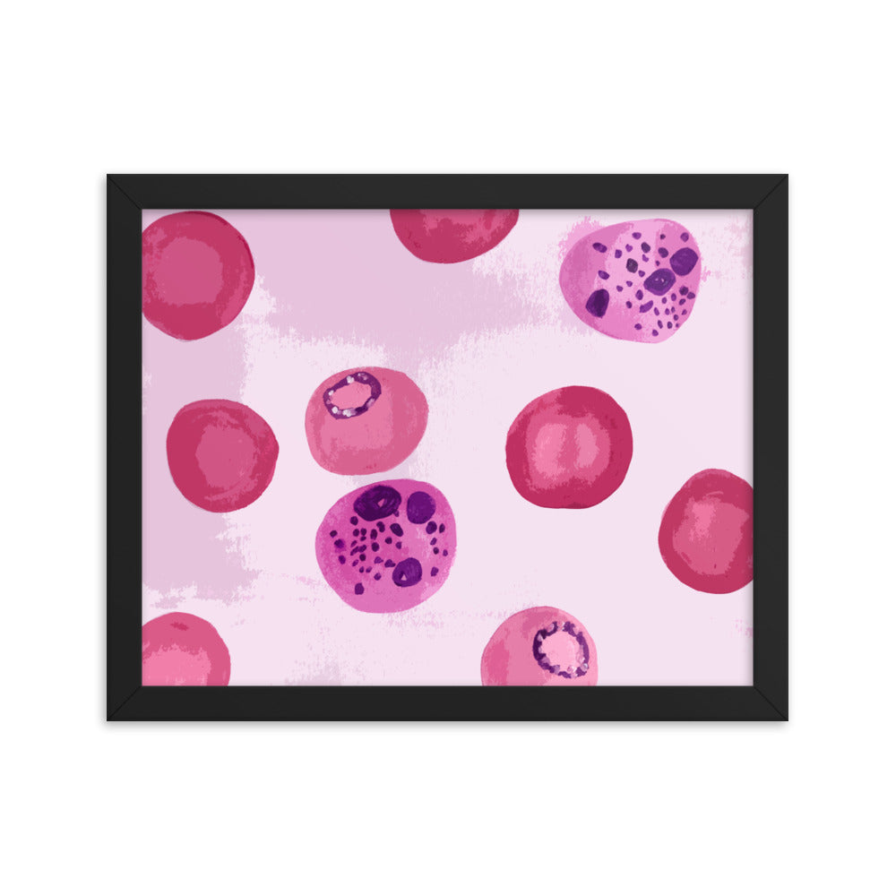 Plasmodium Framed poster