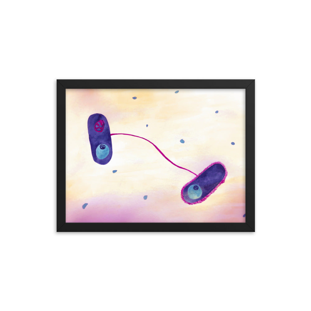 E. coli Framed poster