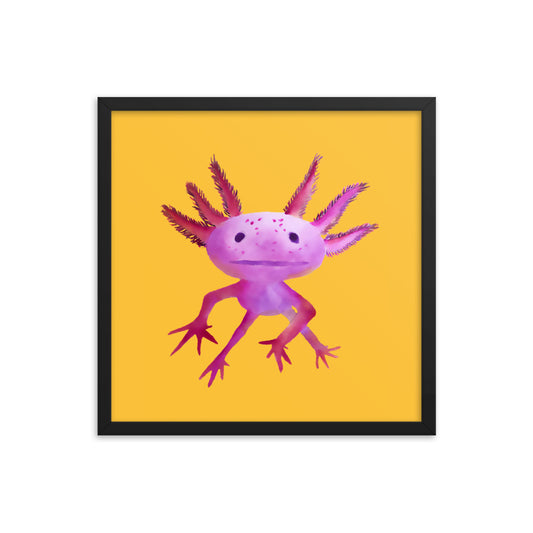 Axolotl Framed poster